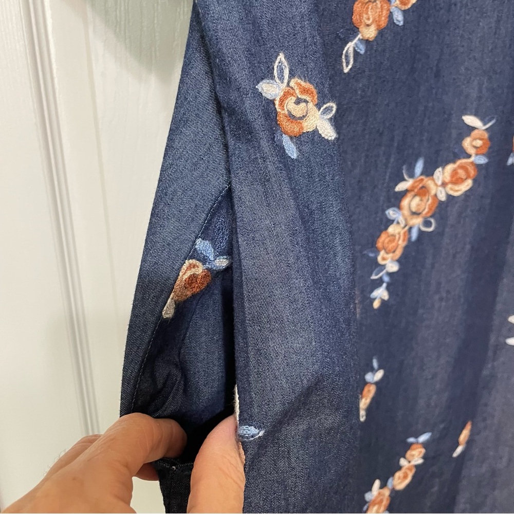 Source Unknown Blue Casual Midi dress - Picture 4 of 9